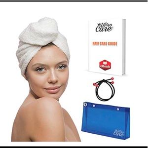 Bamboo & cotton Anti-frizz,Quick drying Head Towel